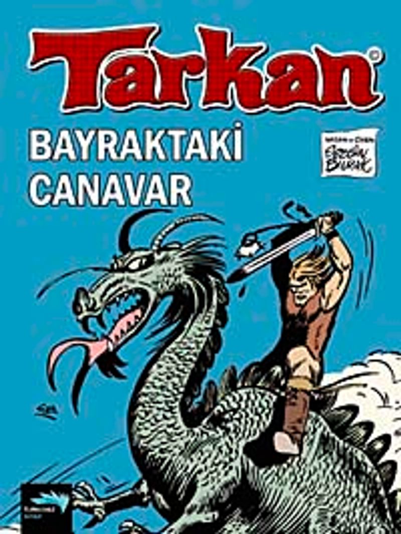 Tarkan / Bayraktaki Canavar kitap kapağı