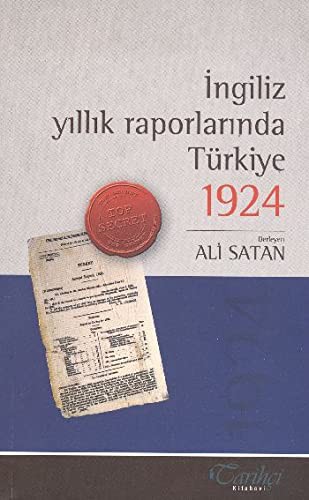 İngiliz Yıllık Raporlarında Türkiye 1924 kitap kapağı