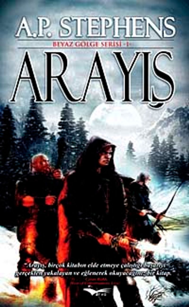 Arayış / Beyaz Gölge Serisi -1 kitap kapağı