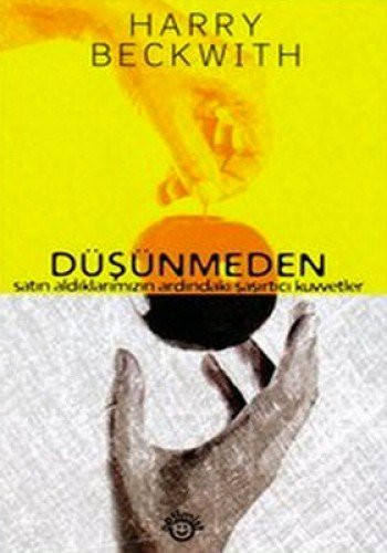 Düşünmeden kitap kapağı