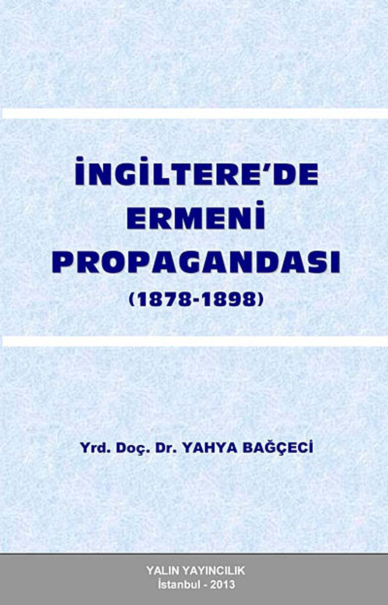 İngiltere'de Ermeni Propagandası (1878-1898) kitap kapağı
