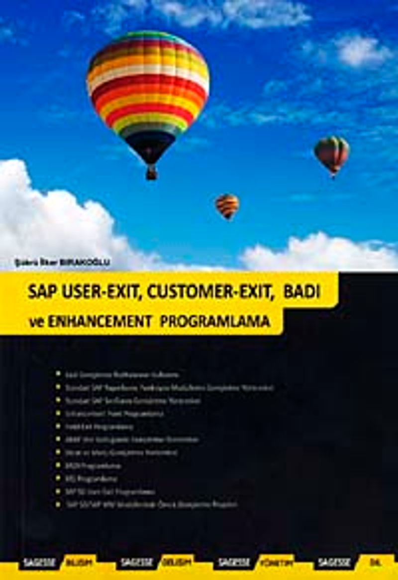 SAP User-Exıt, Customer-Exıt, Badı Ve Enhancement Programlama kitap kapağı