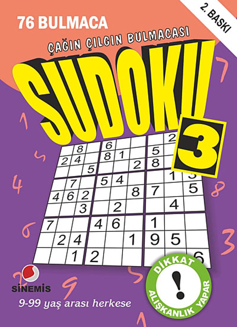Sudoku 3 / 76 Bulmaca kitap kapağı