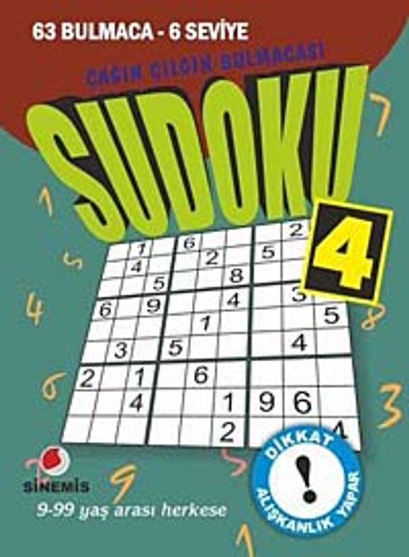 Sudoku 4 / 63 Bulmaca kitap kapağı