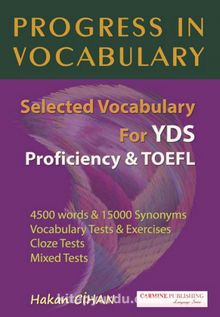 Progress in Vocabulary / Selected Vocabulary For YDS Proficiency Toefl kitap kapağı