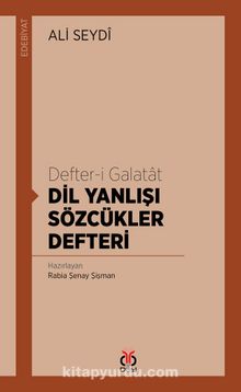 Defter-i Galatat & Dil Yanlışı Sözcükler Defteri kitap kapağı