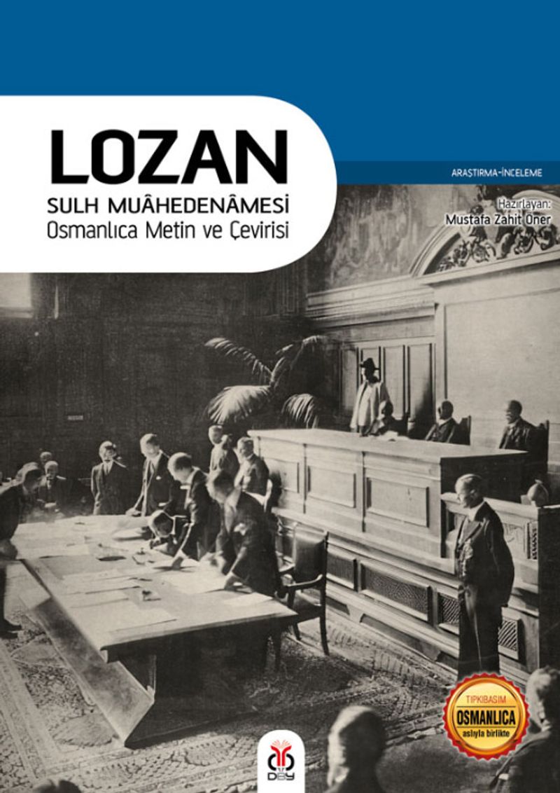 Lozan Sulh Muahedenamesi Osmanlıca Metin ve Çevirisi kitap kapağı