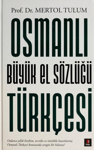 Osmanlı Türkçesi Büyük El Sözlüğü kitap kapağı