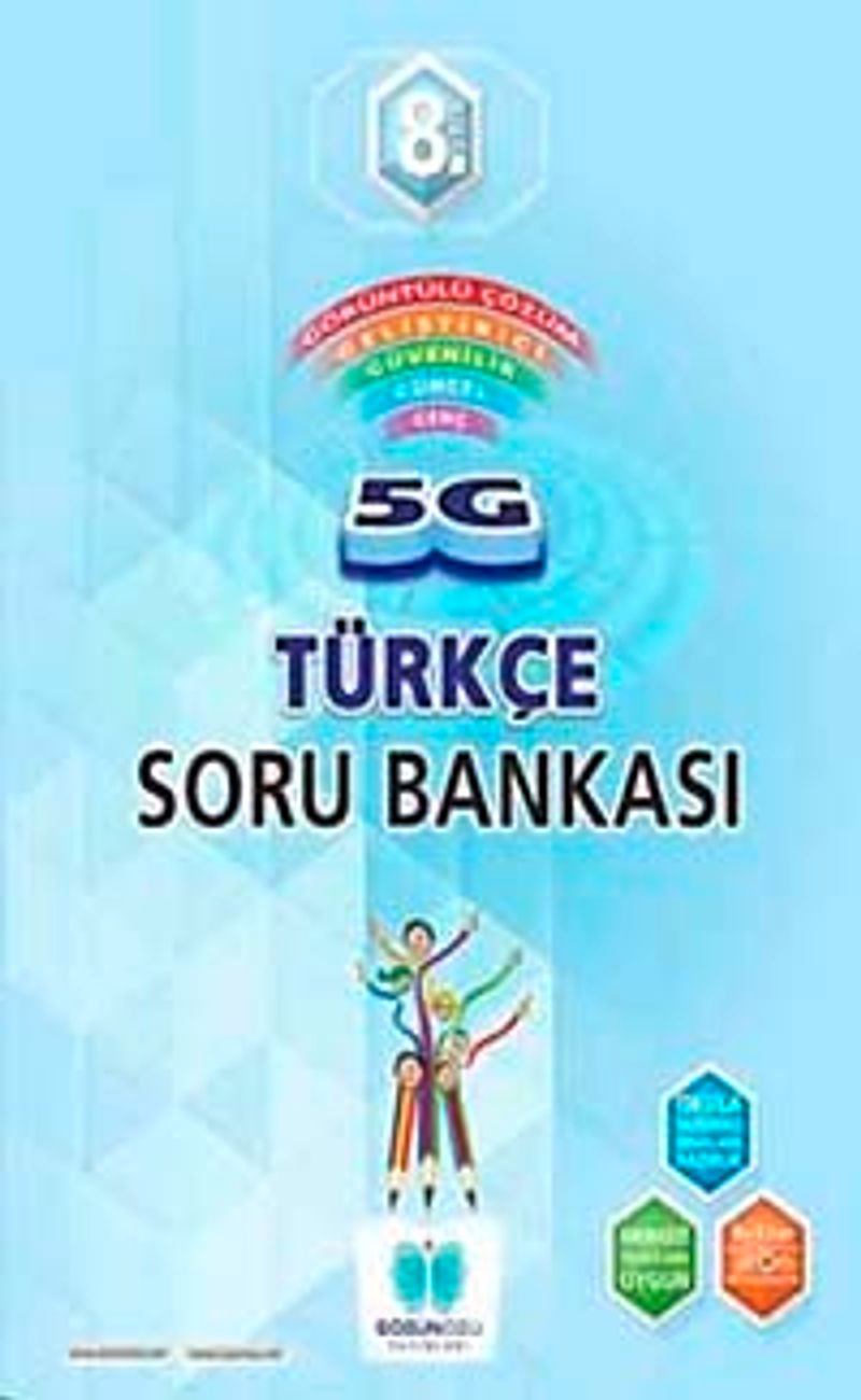 8.Sınıf 5G Türkçe Soru Bankası kitap kapağı