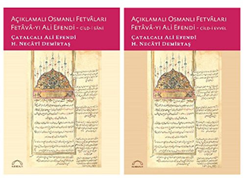 Açıklamalı Osmanlı Fetvaları Fetava-yı Ali Efendi (2 cilt) kitap kapağı