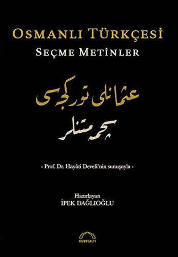 Osmanlı Türkçesi Seçme Metinler kitap kapağı