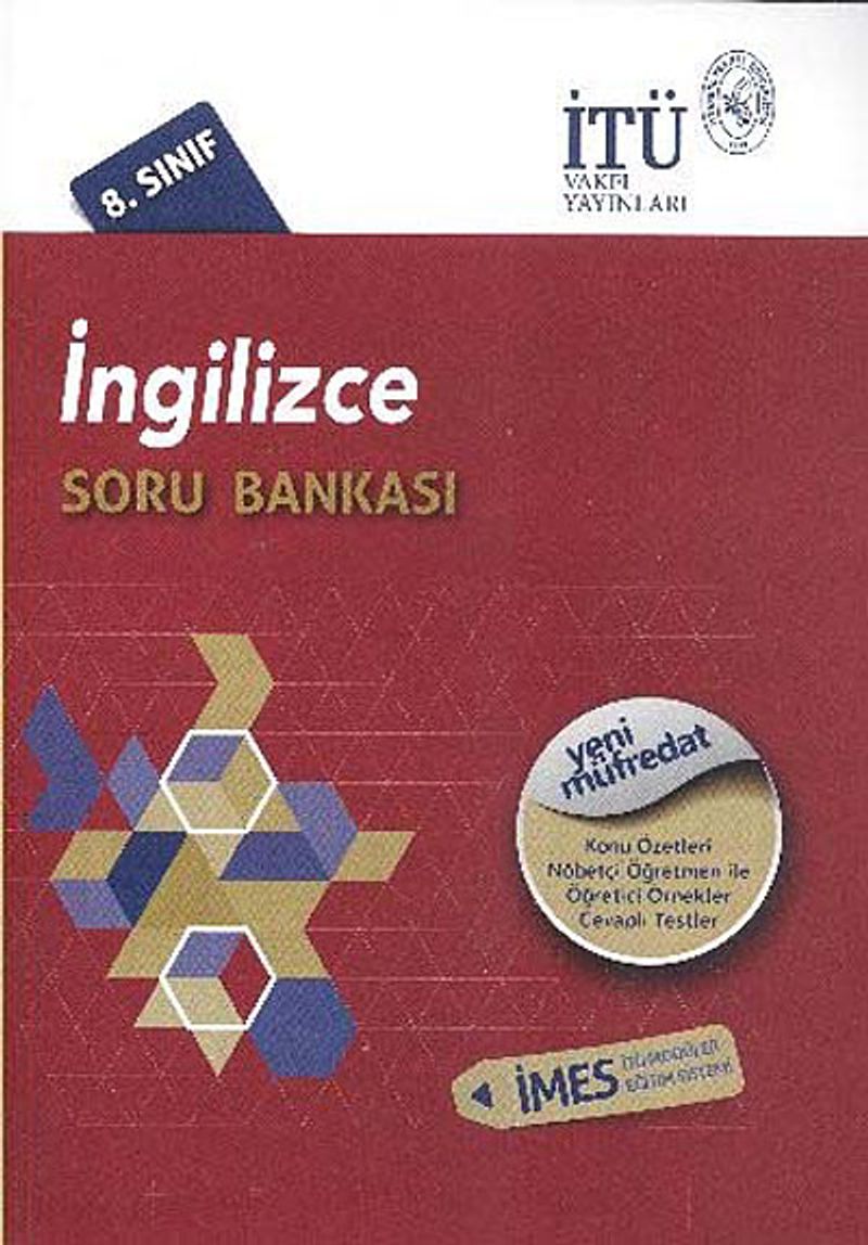 8. Sınıf İngilizce Soru Bankası kitap kapağı