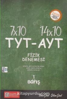 TYT AYT Fizik Denemesi 7x10 14x10 kitap kapağı