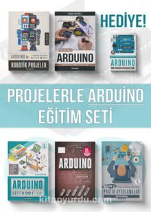 Projelerle Arduino Eğitim Seti (6 Kitap 5+1) kitap kapağı