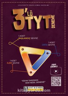 TYT 3'lü Deneme kitap kapağı