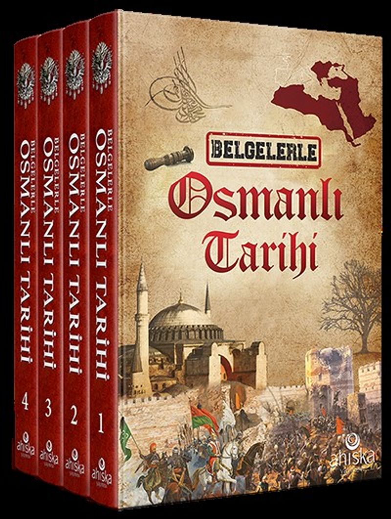 Belgelerle Osmanlı Tarihi (4 Cilt Takım) kitap kapağı