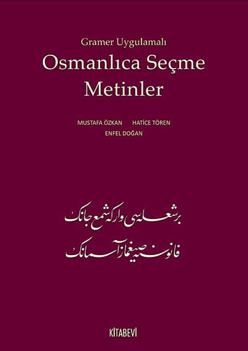 Gramer Uygulamalı Osmanlıca Seçme Metinler kitap kapağı