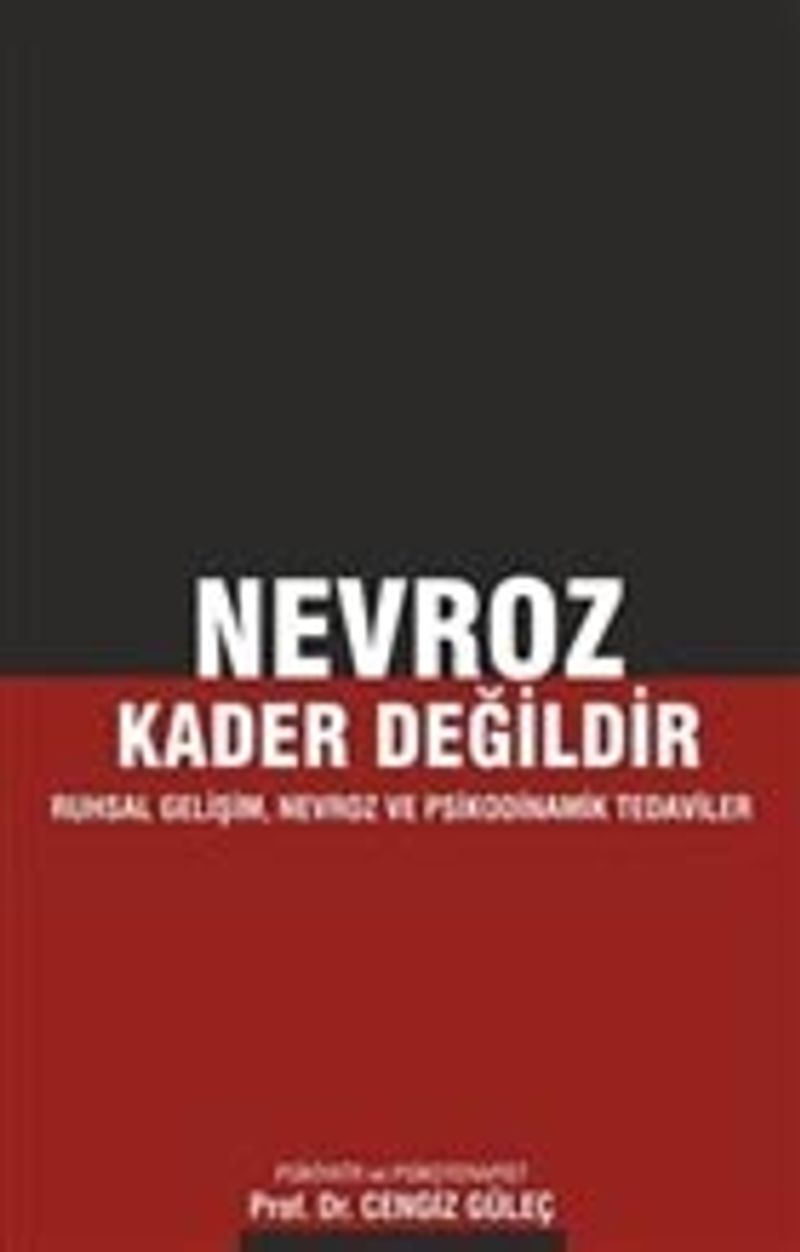 Nevroz Kader Değildir Ruhsal Gelişim, Nevroz ve Psikodinamik Tedaviler kitap kapağı
