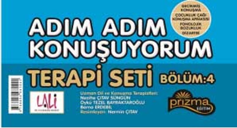 Adım Adım Konuşuyorum Terapi Seti 4 kitap kapağı