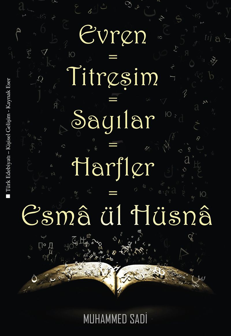 Evren=Titreşim=Sayılar=Harfler=Esma ül Hüsna kitap kapağı