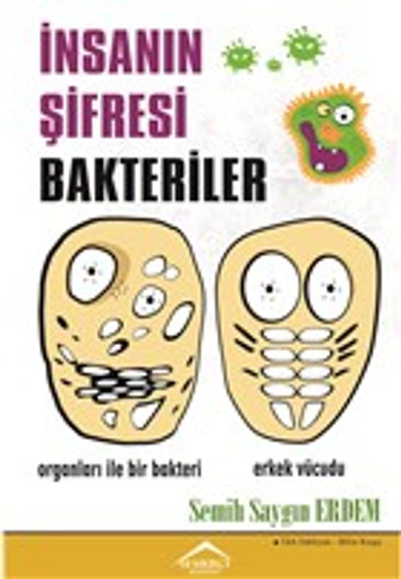 İnsanın Şifresi Bakteriler kitap kapağı