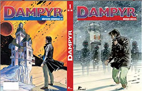 Dampyr 1 (85-86) Buzdan Gözler-Dünyanın Sonundaki Ev kitap kapağı
