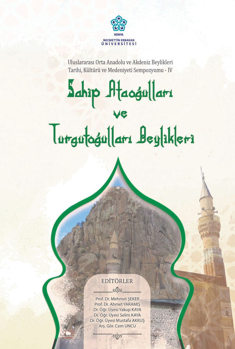 Sahip Ataoğulları ve Turgutoğulları Beylikleri kitap kapağı