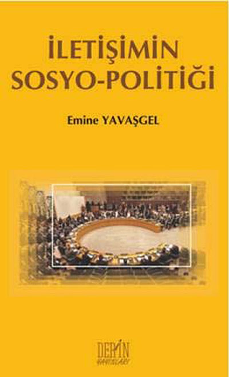 İletişimin Sosyo - Politiği kitap kapağı