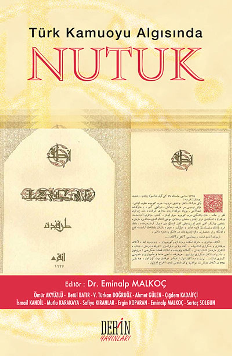 Türk Kamuoyu Algısında Nutuk kitap kapağı