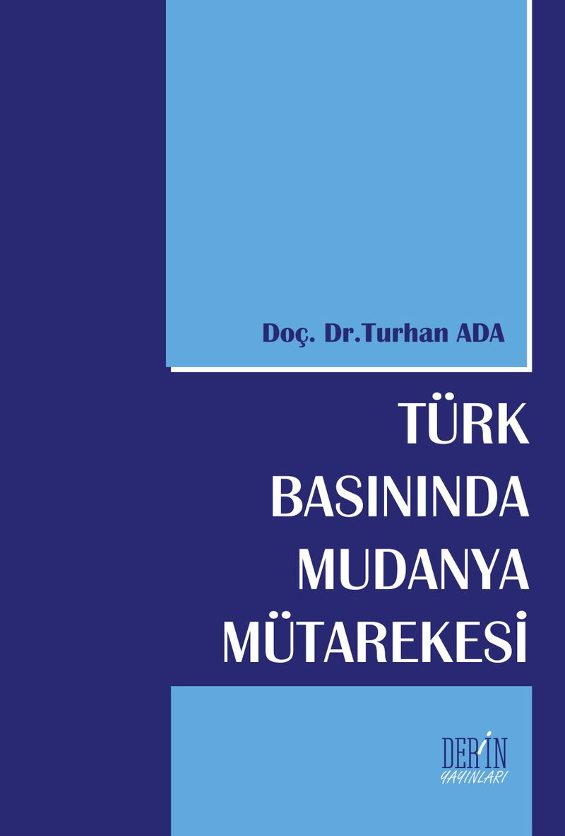 Türk Basınında Mudanya Mütakeresi kitap kapağı