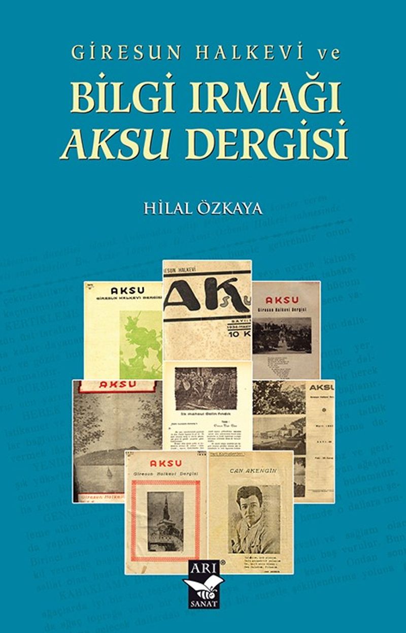 Giresun Halkevi ve Bilgi Irmağı Aksu Dergisi kitap kapağı