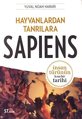 Hayvanlardan Tanrılara Sapiens &  İnsan Türünün Kısa Bir Tarihi kitap kapağı