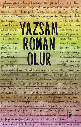 Yazsam Roman Olur kitap kapağı