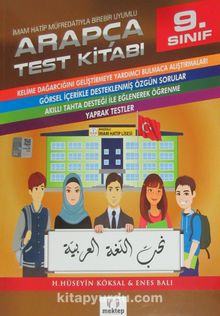 9.Sınıf Arapça Test Kitabı & İmam Hatip Müfredatıyla Birebir Uyumlu kitap kapağı