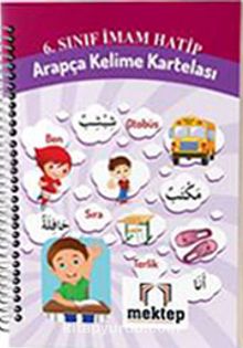 6. Sınıf İmam Hatip Arapça Kelime Kartelası kitap kapağı