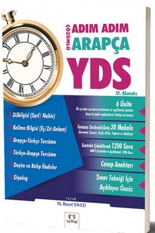 Çözümlü Adım Adım Arapça YDS kitap kapağı