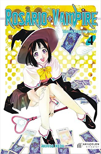 Rosario + Vampire / Tılsımlı Kolye ve Vampir 4 kitap kapağı