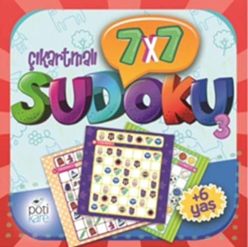 7x7 Çıkartmalı Sudoku 3 kitap kapağı
