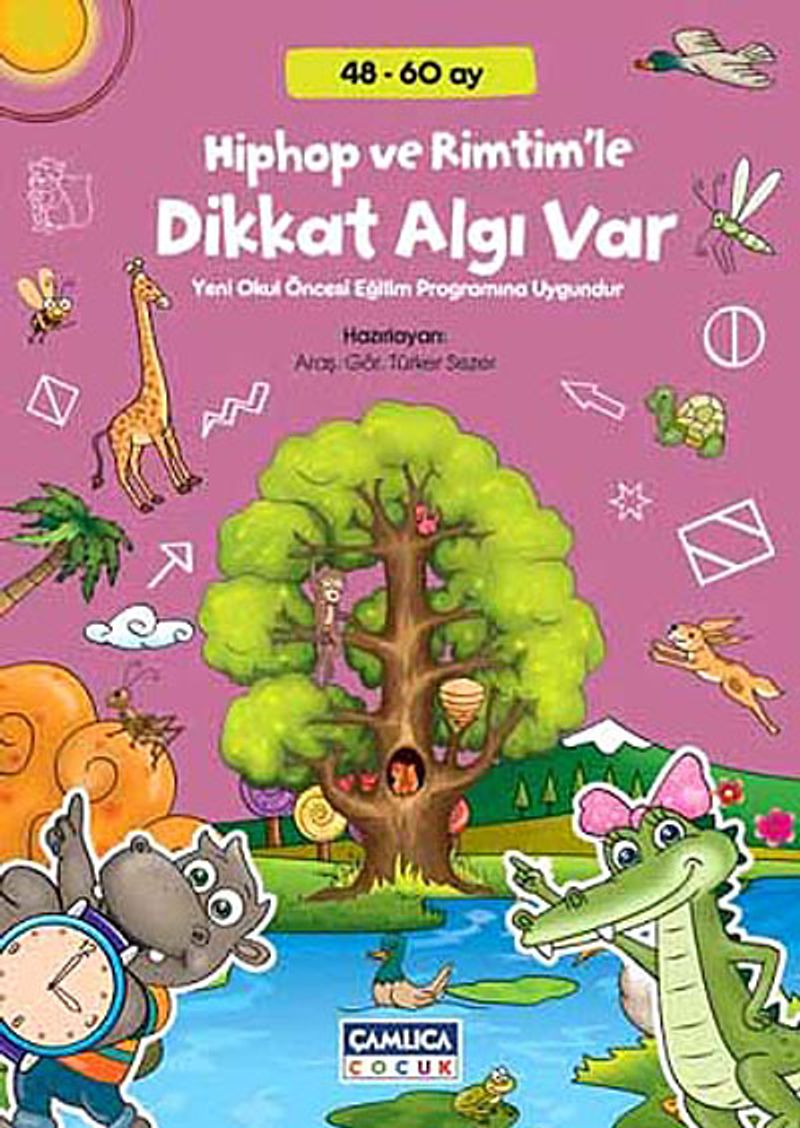 Hiphop ve Ritim'le Dikkat Algı Var (48-60 Ay) kitap kapağı