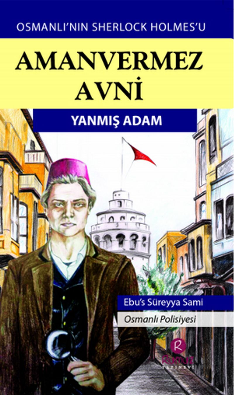 Amanvermez Avni - Yanmış Adam kitap kapağı
