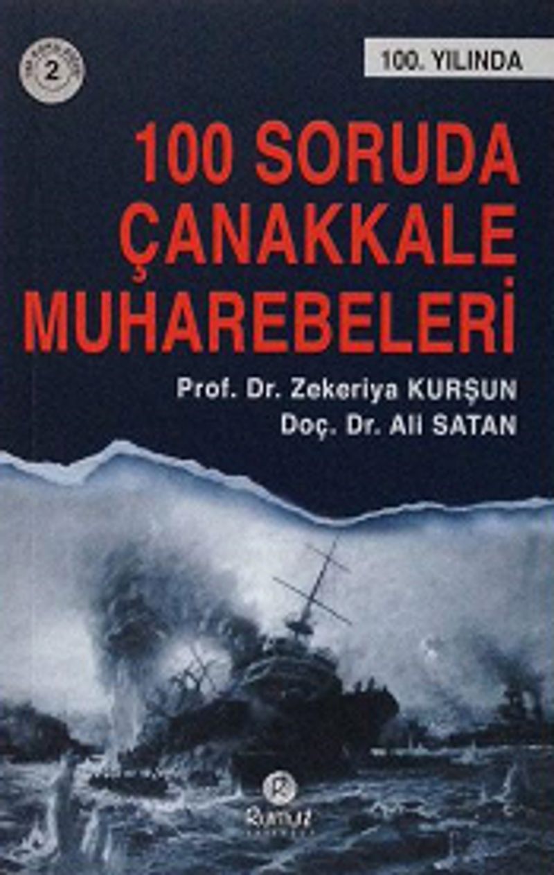 100 Soruda Çanakkale Muharebeleri kitap kapağı
