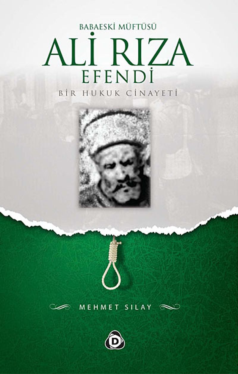 Babaeski Müftüsü Ali Rıza Efendi kitap kapağı