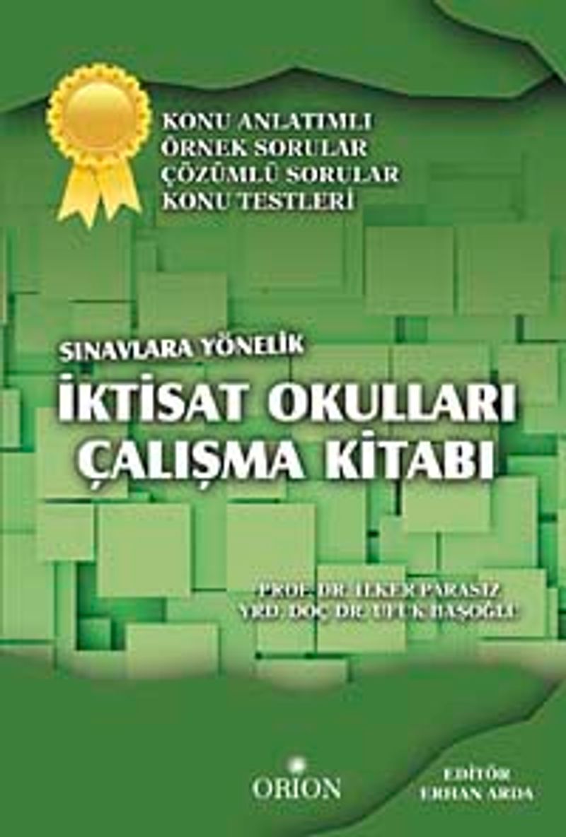 Sınavlara Yönelik İktisat Okulları Çalışma Kitabı kitap kapağı