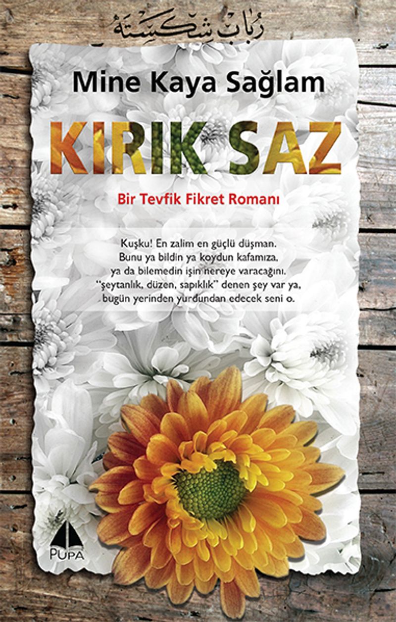 Kırık Saz Bir Tevfik Fikret Romanı kitap kapağı