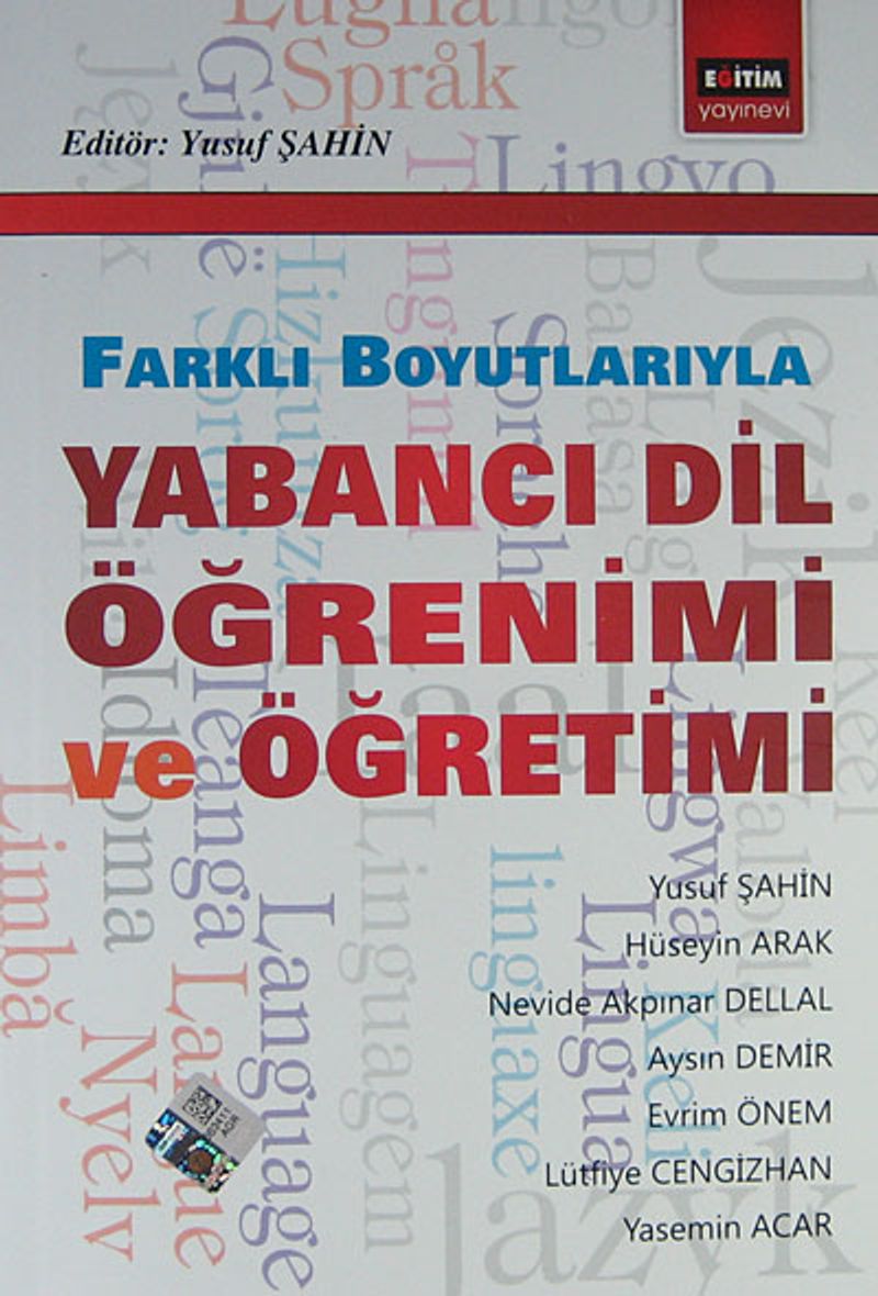 Yabancı Dil Öğrenimi ve Öğretimi Farklı Boyutlarıyla kitap kapağı