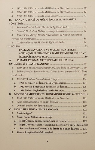Osmanlıdan Cumhuriyete İzmirde Mülki İdare ve İdareciler (1867-1950) kitap kapağı