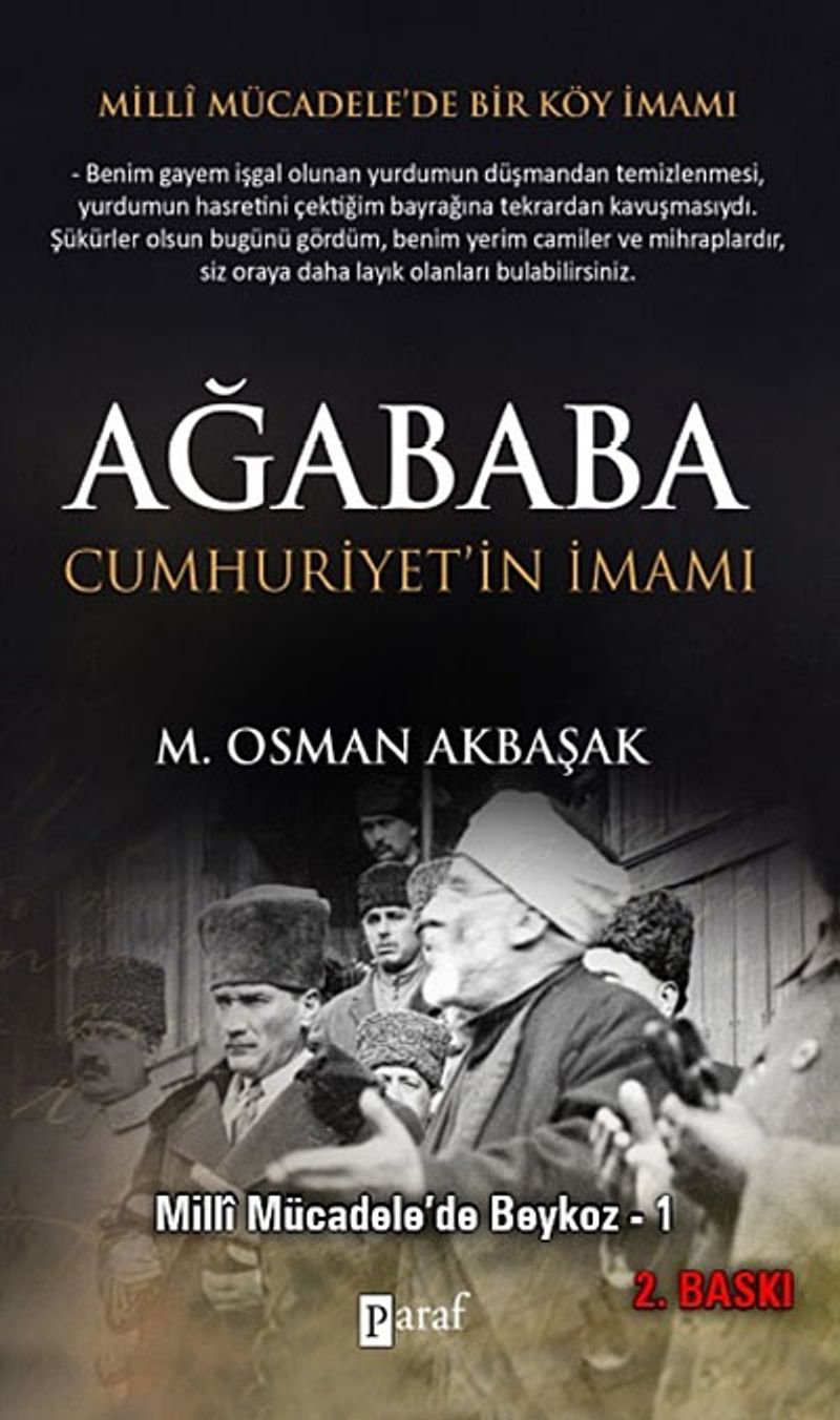 Ağababa Cumhuriyet'in İmamı Milli Mücadele'de Beykoz -1 kitap kapağı