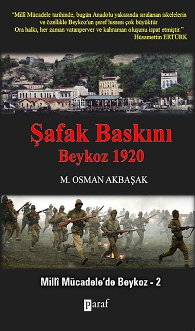 Şafak Baskını Beykoz 1920 Milli Mücadele'de Beykoz -2 kitap kapağı