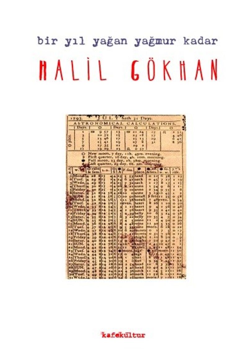 Bir Yıl Yağan Yağmur Kadar kitap kapağı