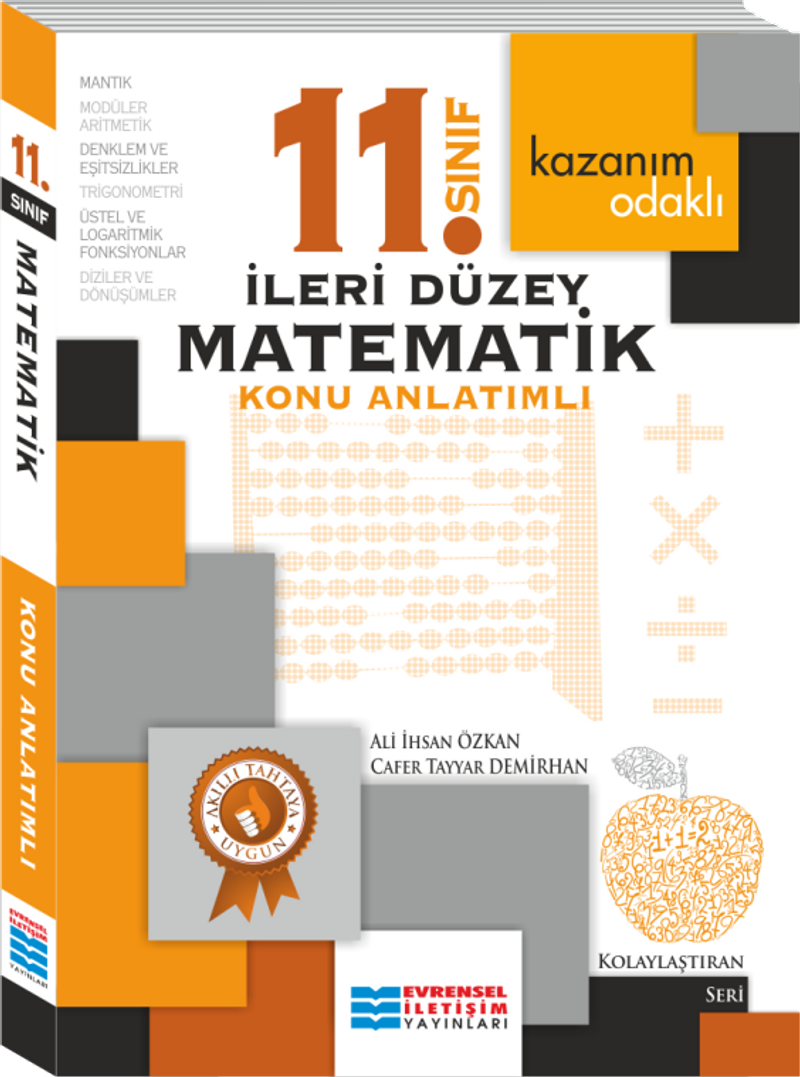 11.Sınıf İleri Düzey Matematik Konu Anlatımlı (6 Kitap) kitap kapağı